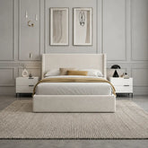 Jasper Lift-Up Storage Boucle Bed