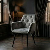 Emily Tufted Velvet Dining Chair