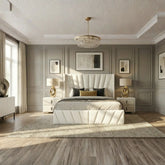 Eva Lift-Up Storage Bed – Ivory