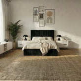 Oliver Hydraulic Lift-Up Storage Bed – Black