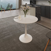 Table de salle à manger Velets 32 pouces blanche tulipe