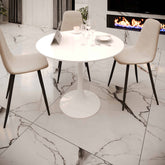 Velets 36 inch White Tulip Dining Table