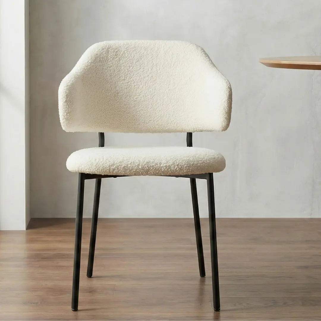 Zara Soft Boucle Dining Chair