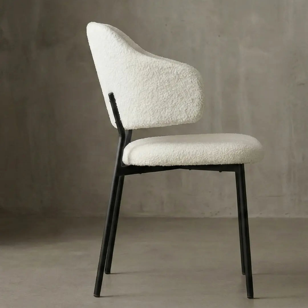 Zara Soft Boucle Dining Chair