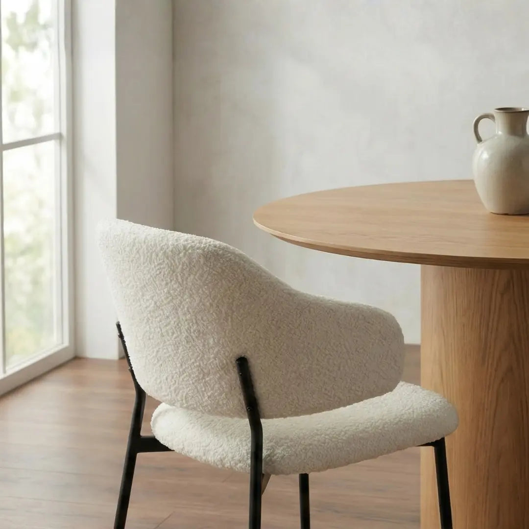 Zara Soft Boucle Dining Chair
