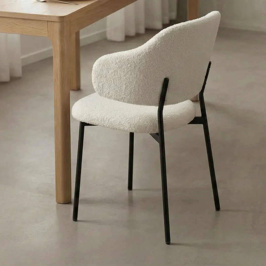 Zara Soft Boucle Dining Chair