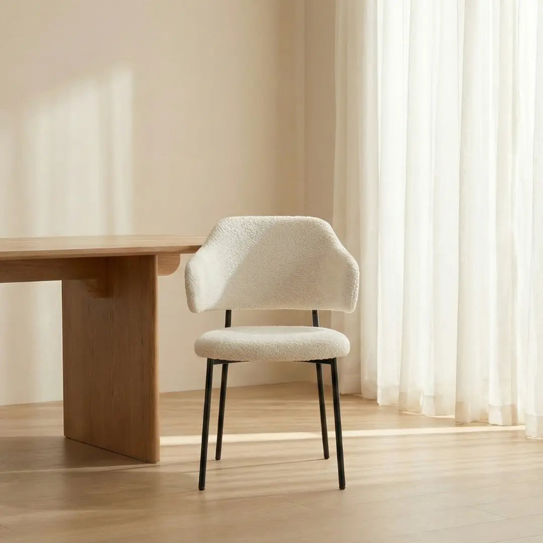 Zara Soft Boucle Dining Chair