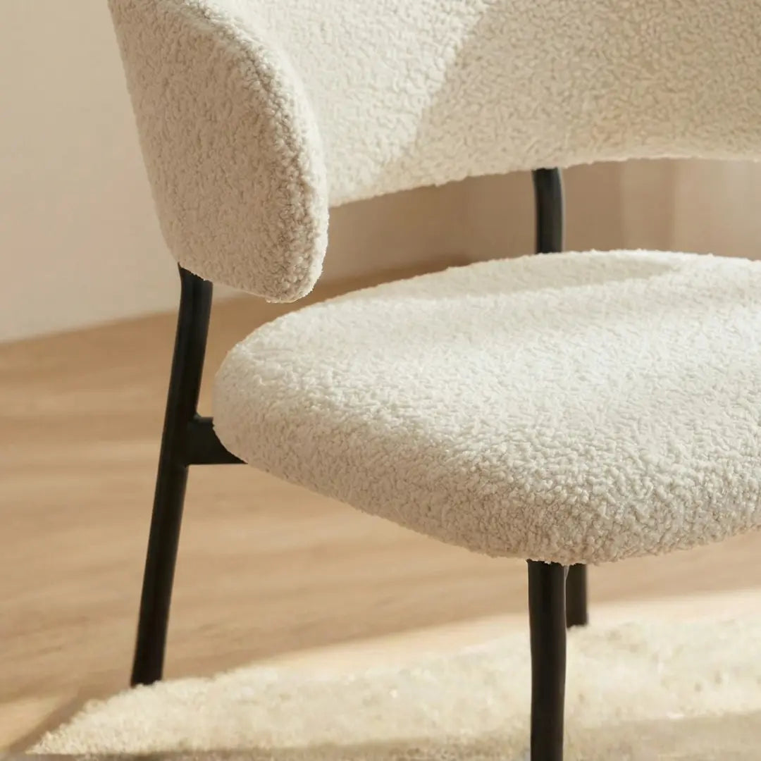Zara Soft Boucle Dining Chair