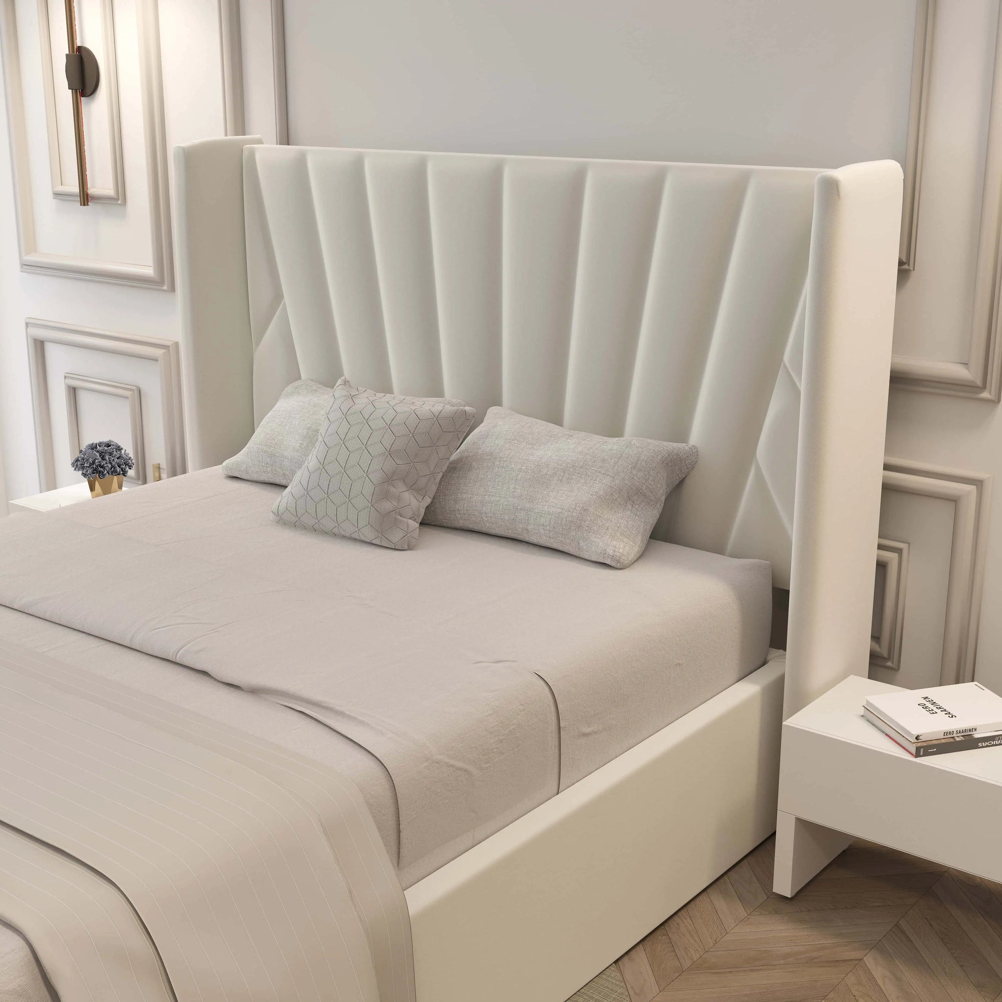EVA_Upholstered_Platform_Bed_with_Hydraulic_Storage_Solid_Wood_Frame_Queen_
