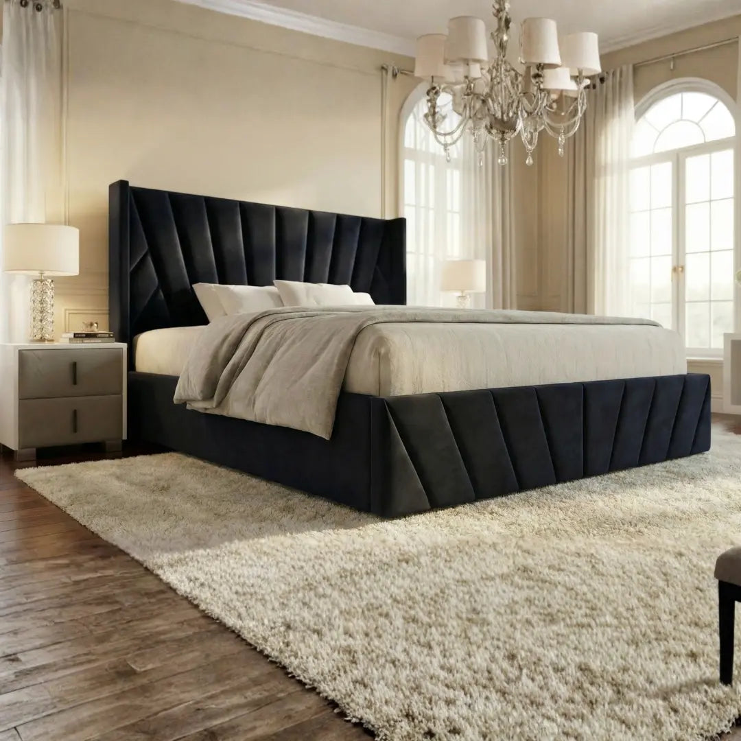 Eva Lift-Up Storage Bed – Black
