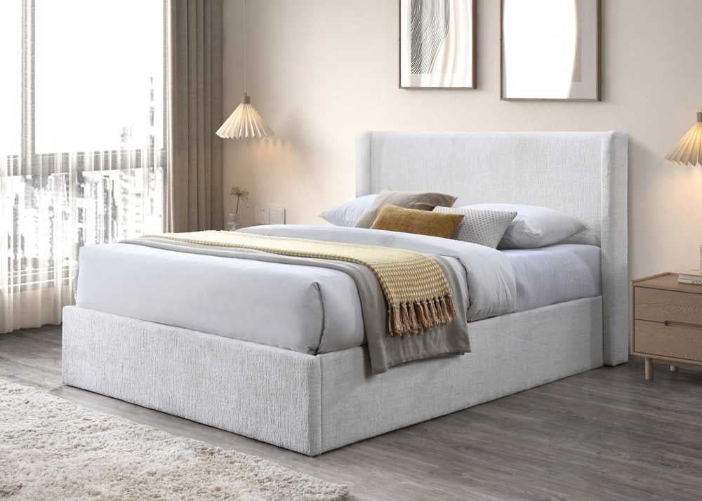 Jasper Lift-Up Storage Bed – White
