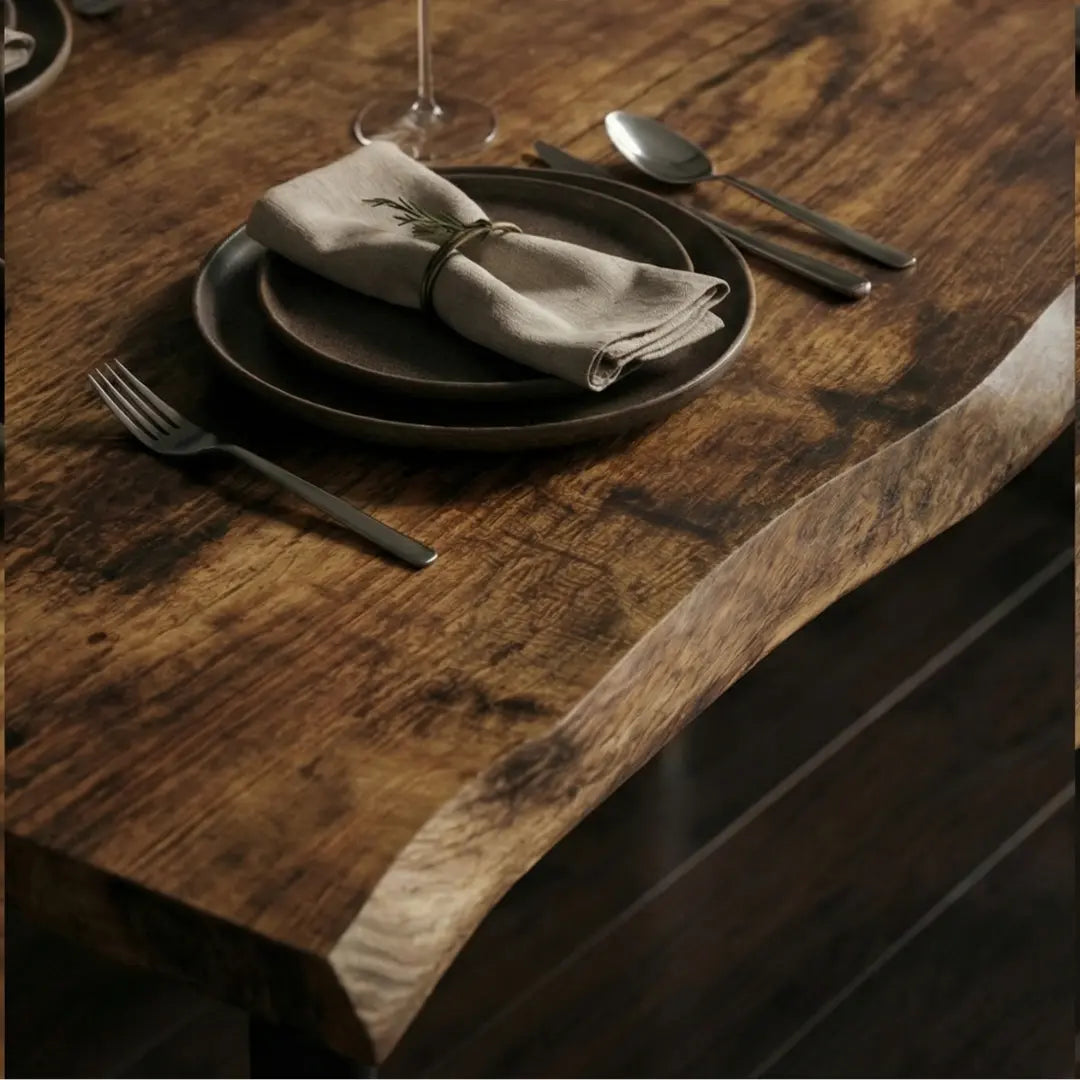 The Velets Lia Coffee Table MDF Top With Tapered Legs