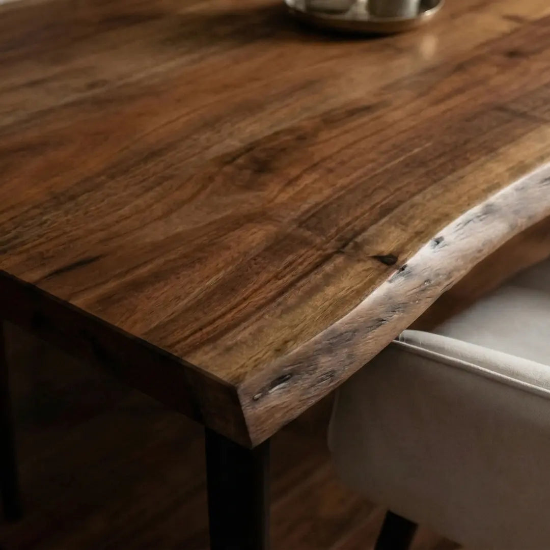The Velets Lia Coffee Table MDF Top With Tapered Legs