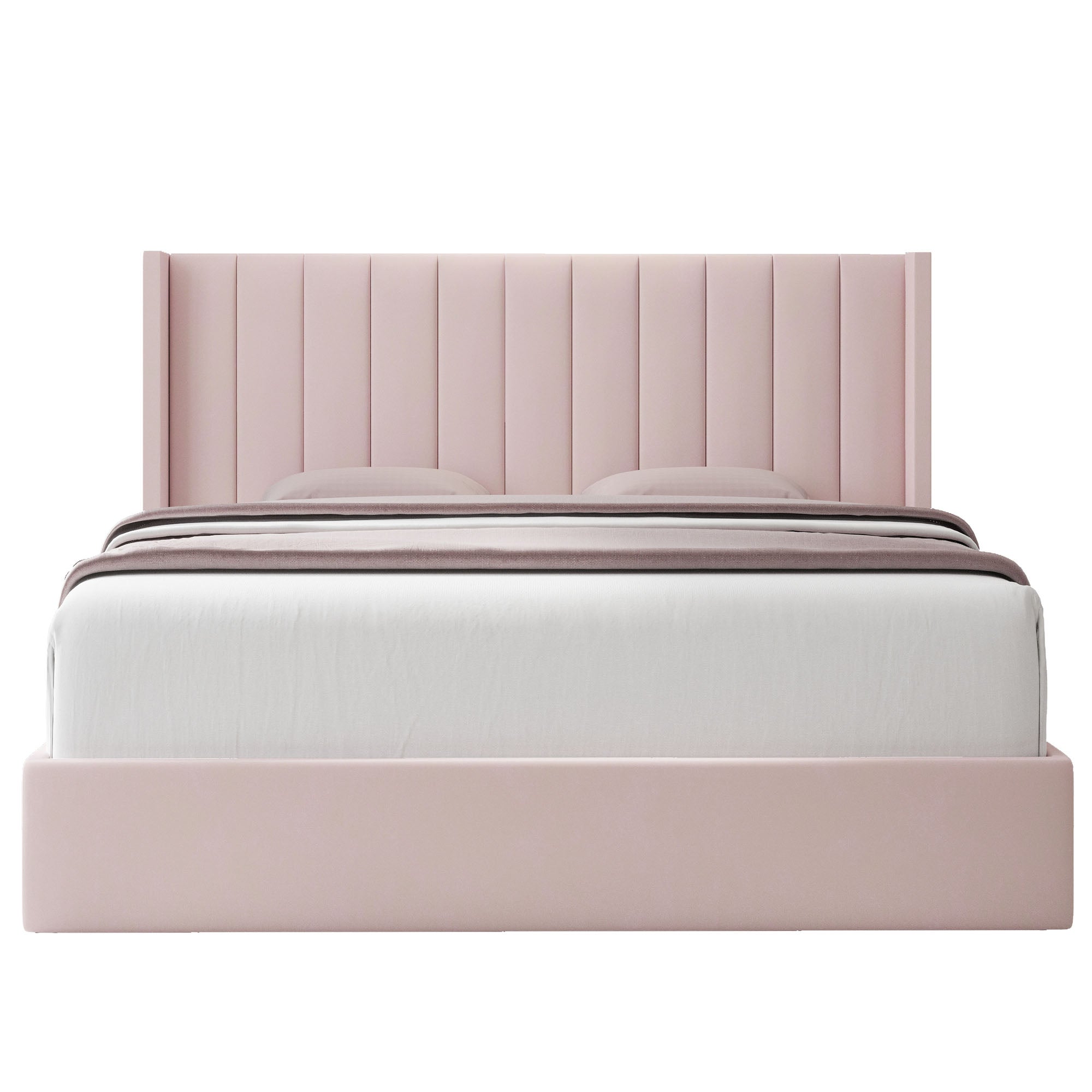 Oliver Hydraulic Lift-Up Storage Bed – Pink