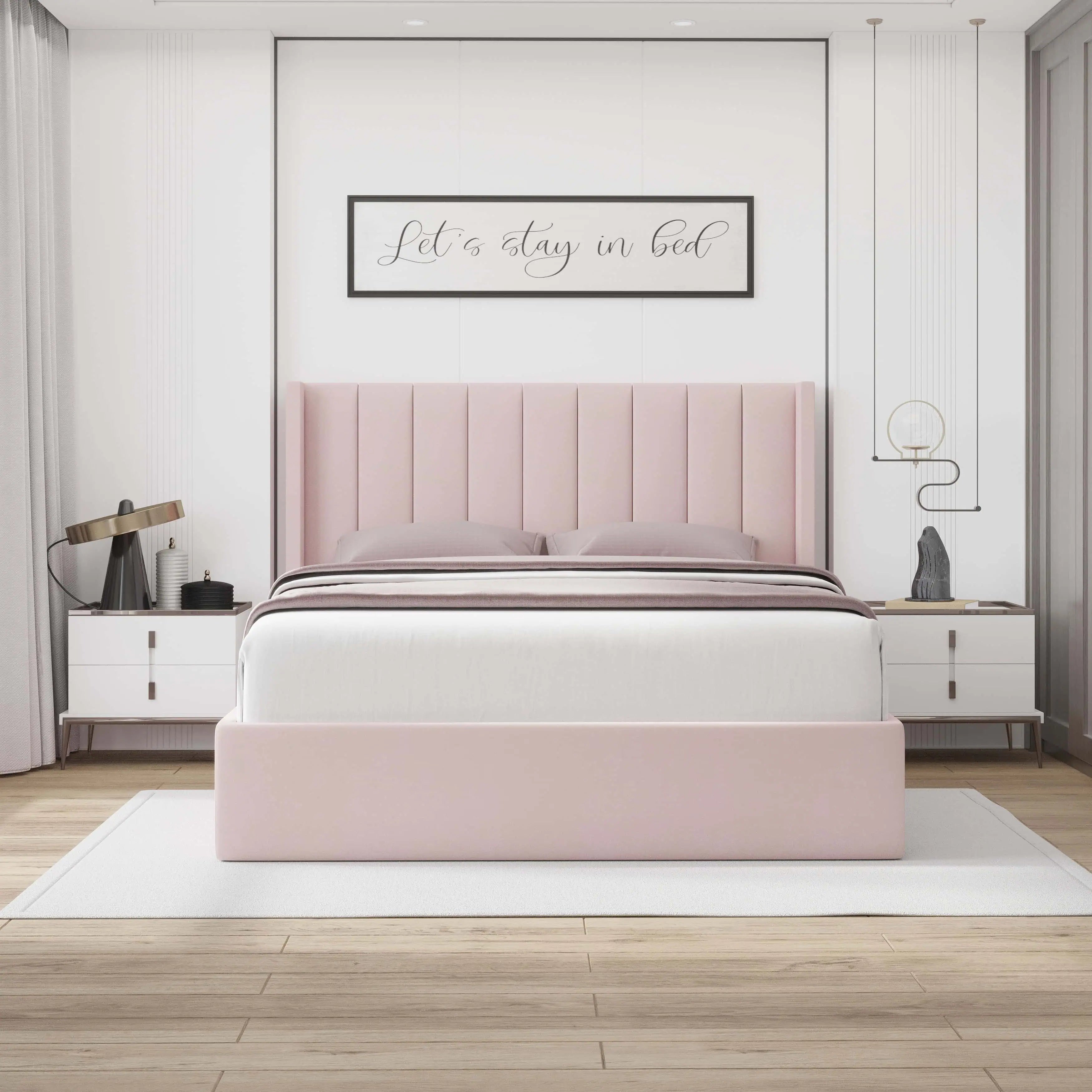 Velets_Oliver_Mid_Century_Upholstered_Platform_Storage_Bed_Frame_with_Hydraulic_Gas_Lift_Solid_Wood_Slats_King